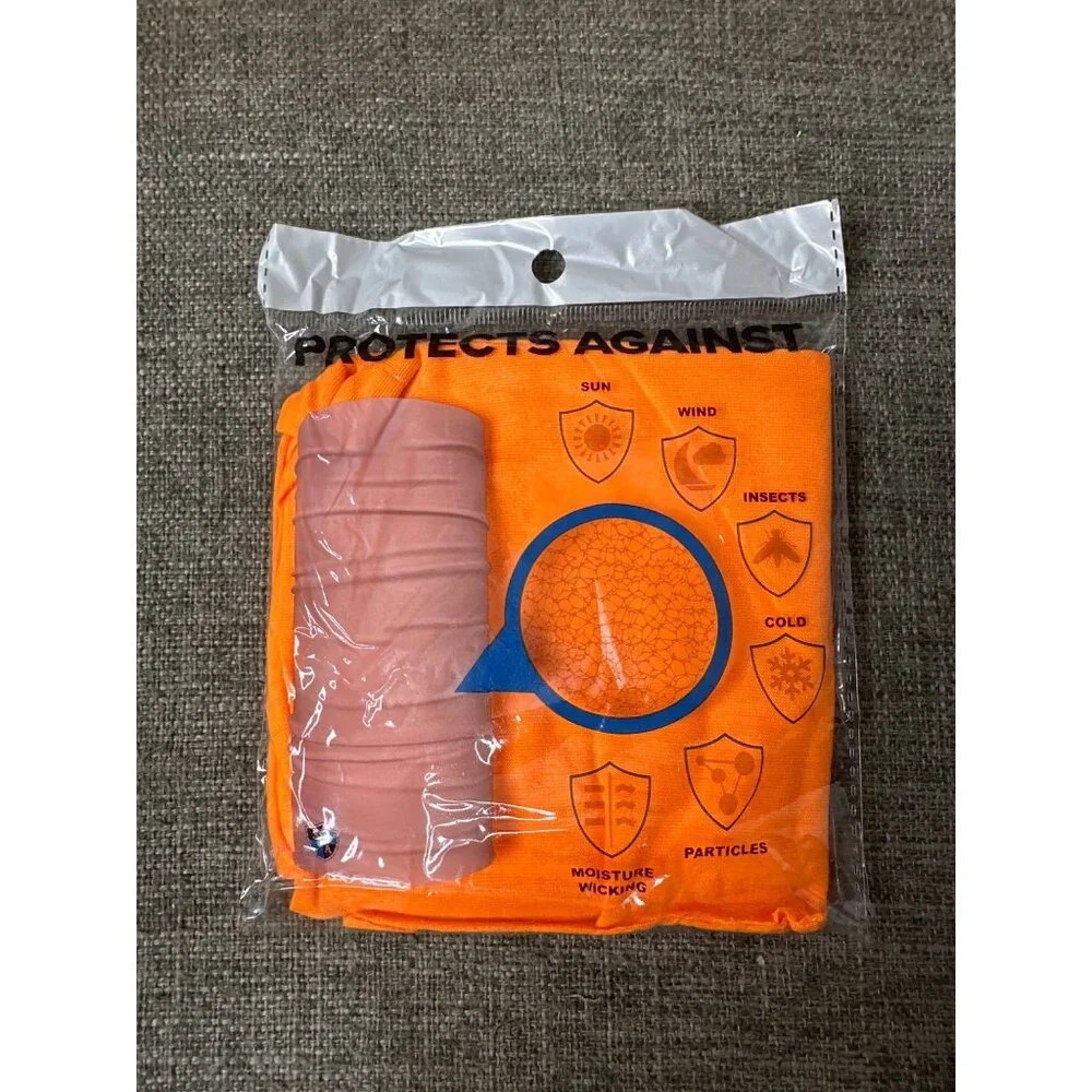 Salt Armour SA Co Orange Outdoor Face Shield Sun Mask Balaclava Neck Gaiter - Picture 3 of 3